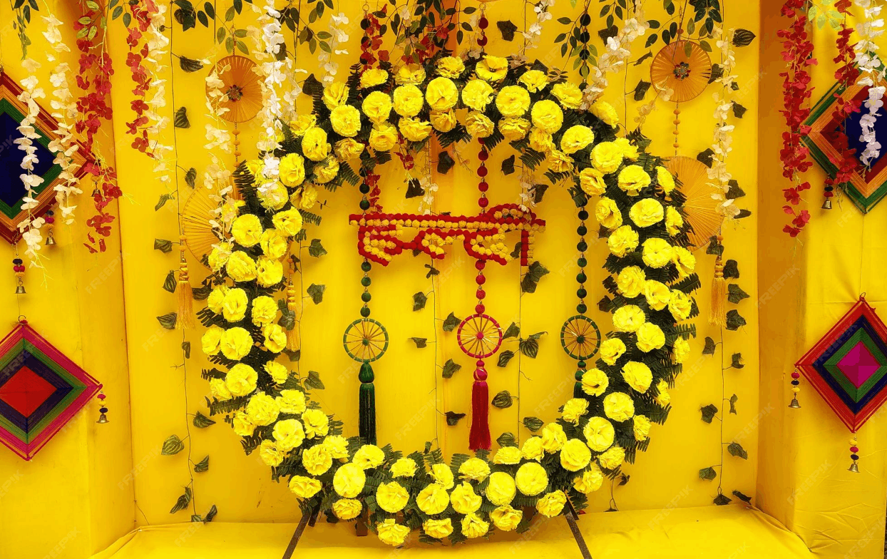 Haldi Decoration in Gurgaon for Elegant and Traditional Wedding Functions