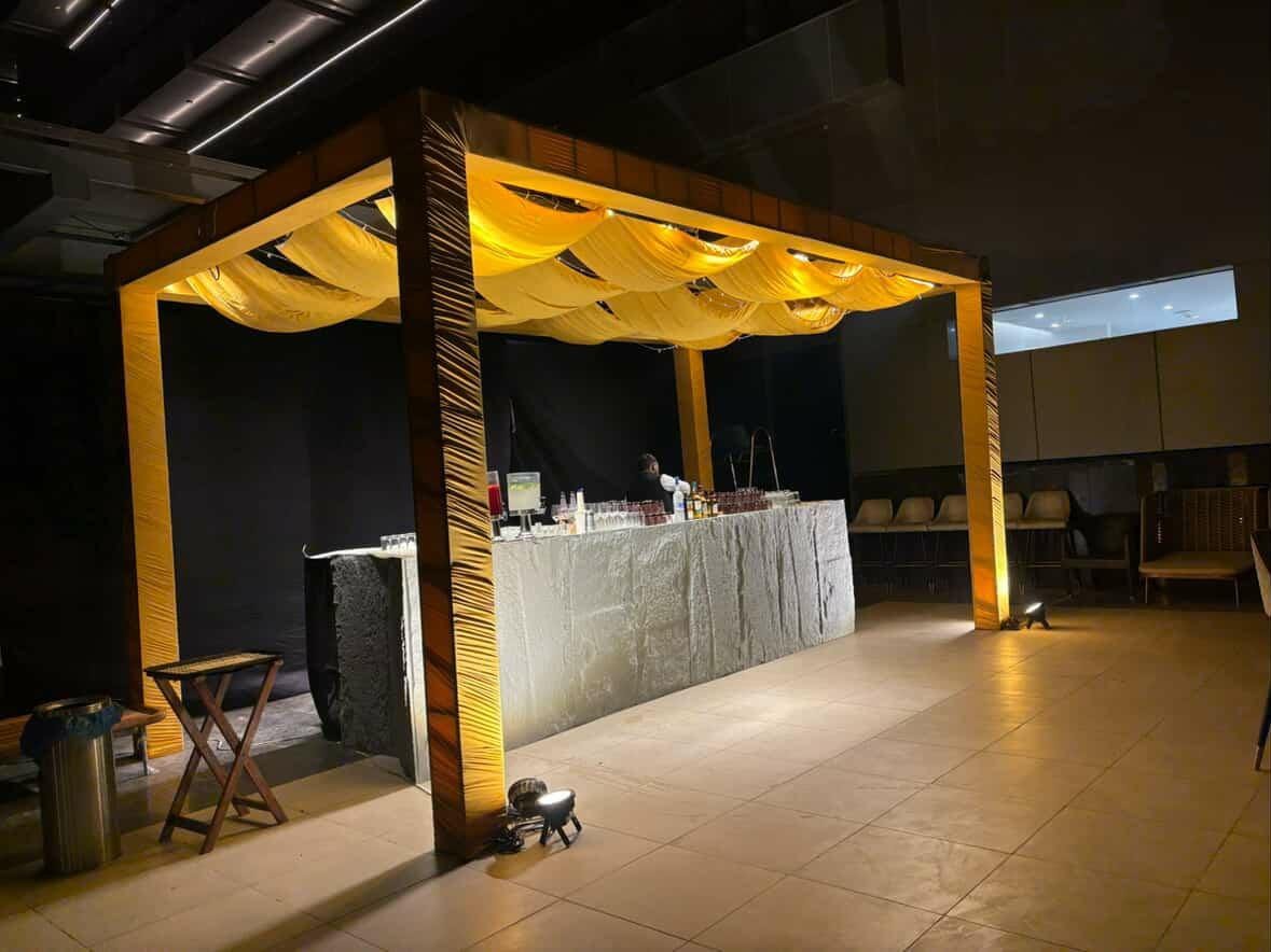 Artisanal Stage Illumination & Velvet Drapery #02