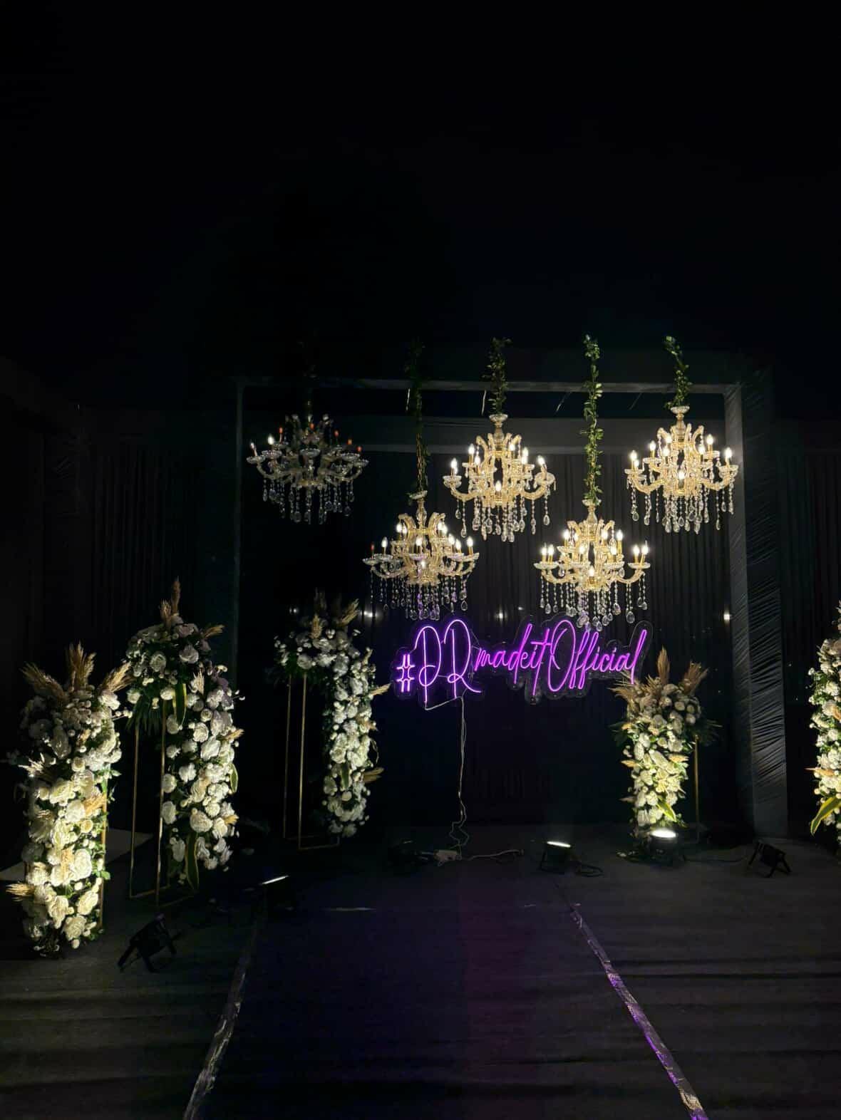 Artisanal Stage Illumination & Velvet Drapery #07