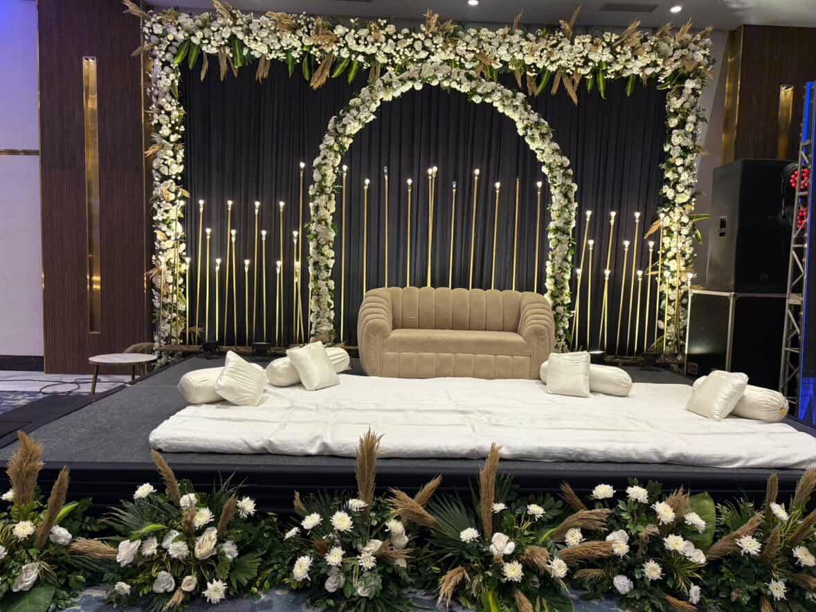 Artisanal Stage Illumination & Velvet Drapery #08