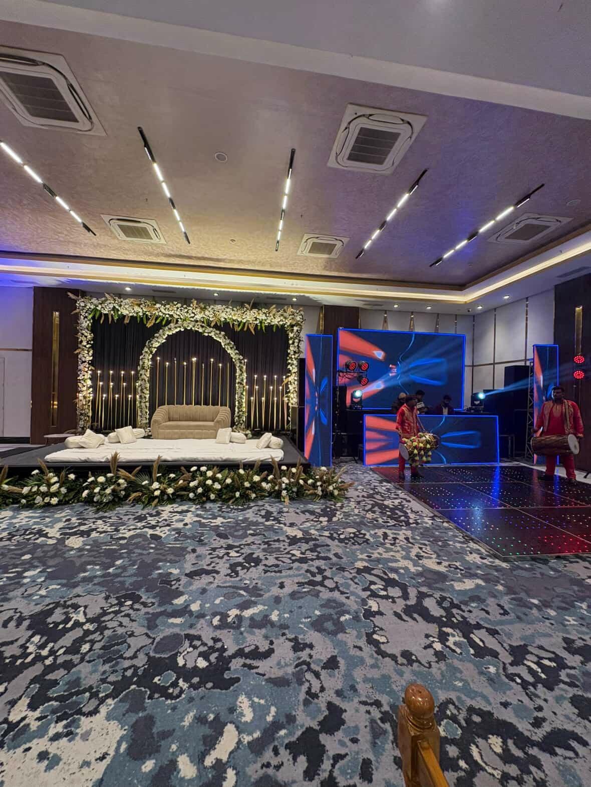 Artisanal Stage Illumination & Velvet Drapery #11