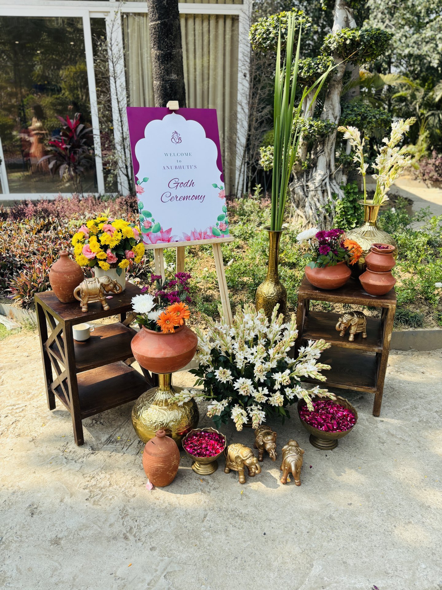 Botanix Nature Resort Rustic Haldi Ceremony #04