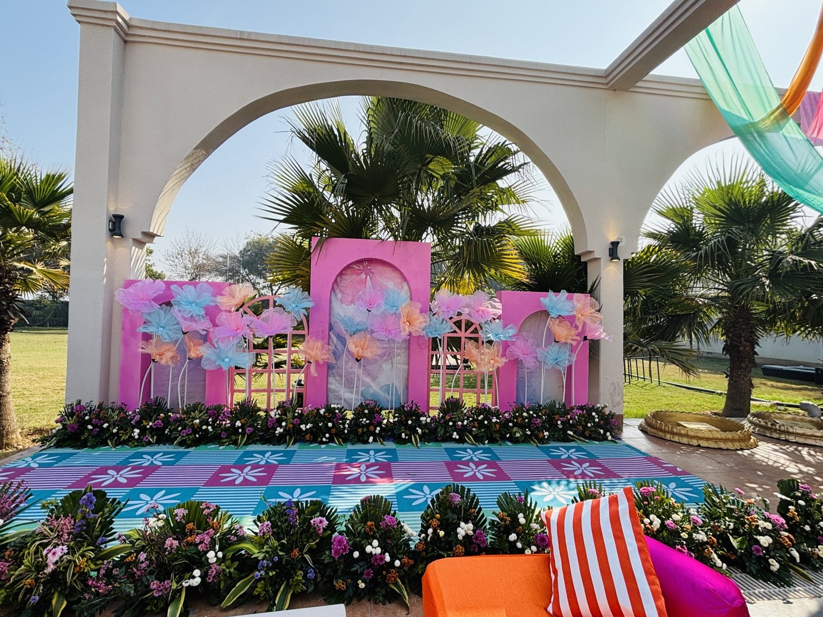 Sunday Resort Floral Haldi Festivity #09
