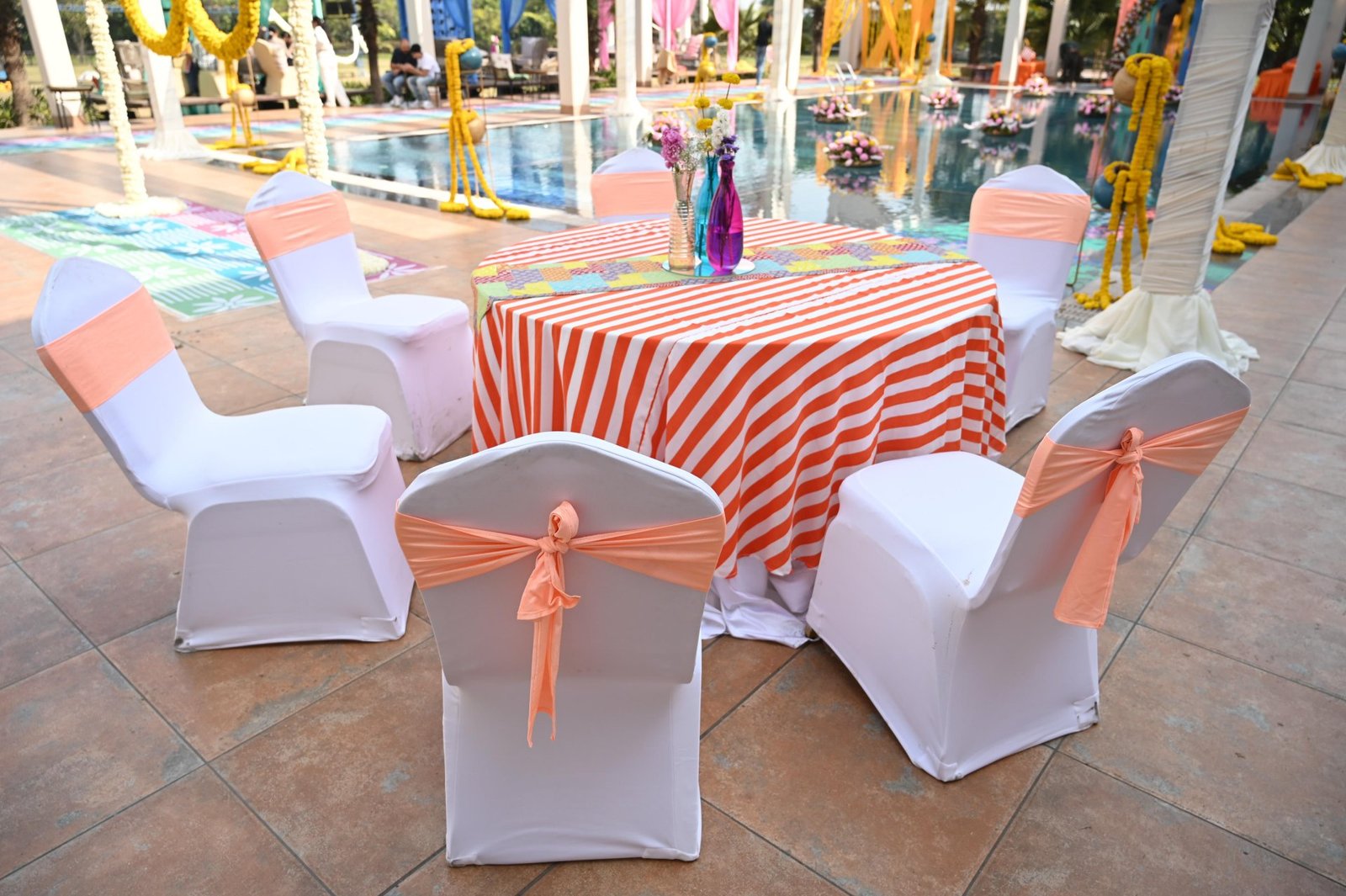Designer Mehendi Canopy & Floral Swing