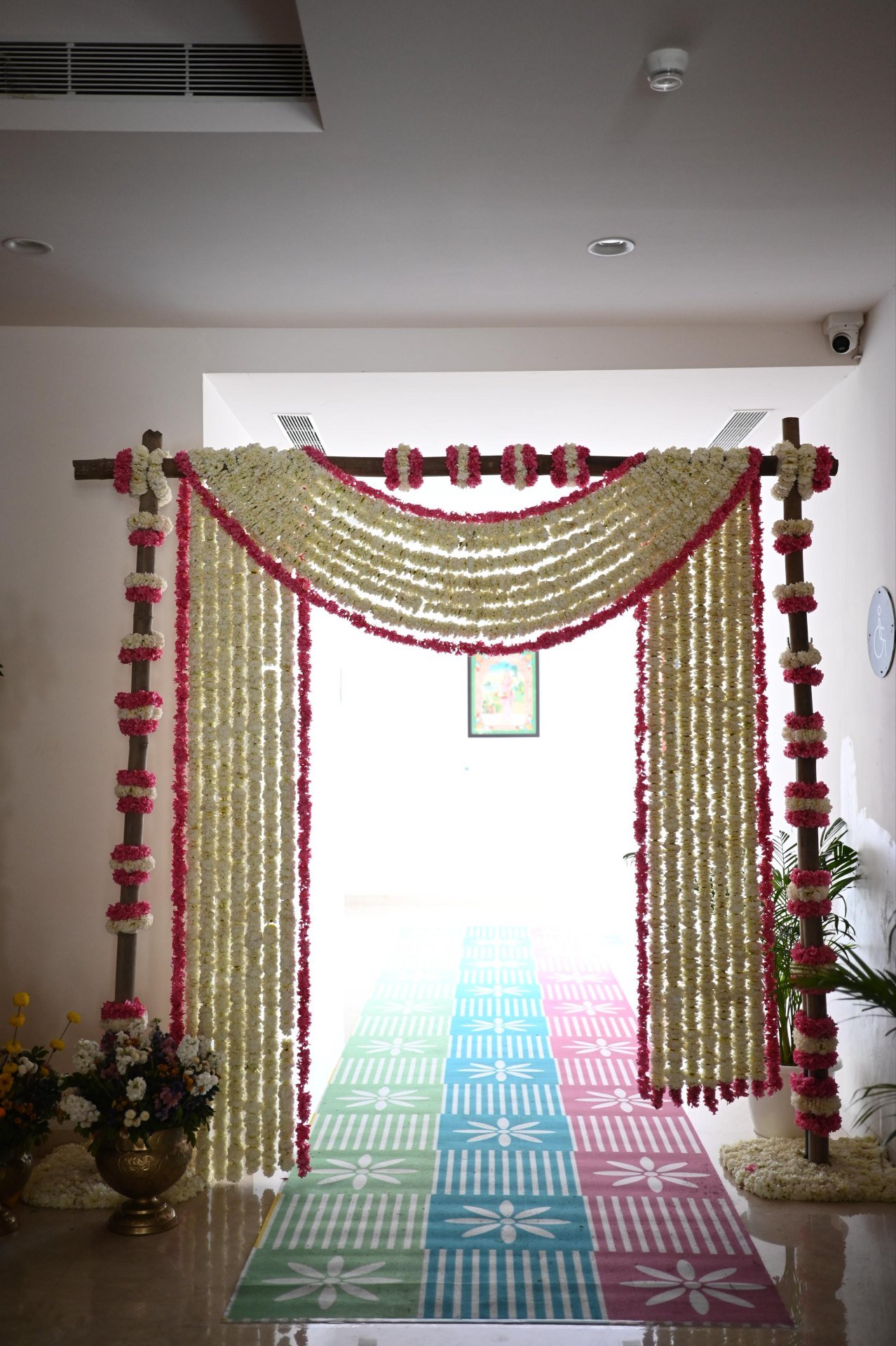 Traditional Floral Haldi Celebration Delhi NCR #12